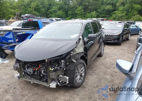 2024 Toyota Sienna Le from USA, damaged, VIN 5TDKSKFCXRS125274